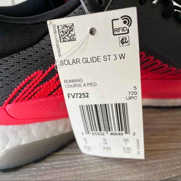 Adidas Solarglide ST 3 Running Sneakers Boost Cushion FV7252 Size 6.5 NWT - Picture 10 of 10